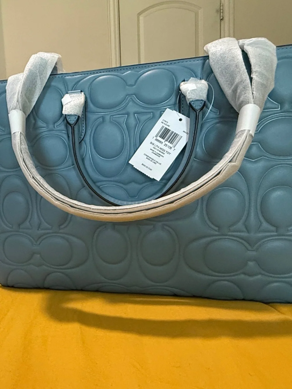 NWT Coach Maggie Large Tote Bag In Signature Leather